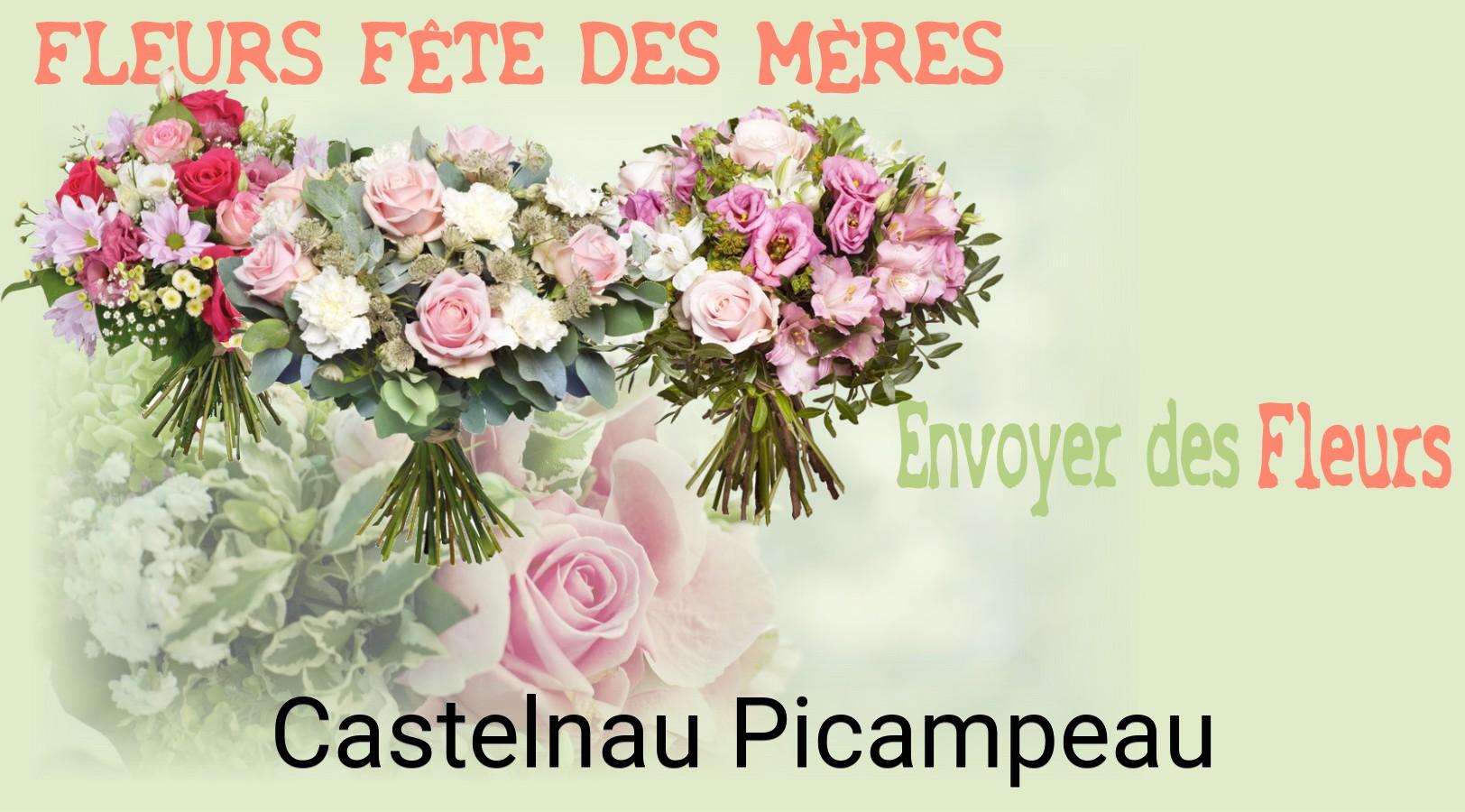 Bouquet de Fête des Mères livré à Castelnau-Picampeau